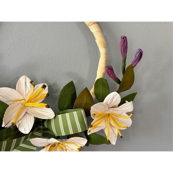 Target Threshold Bunny Floral Wreath - Picture 5 of 9